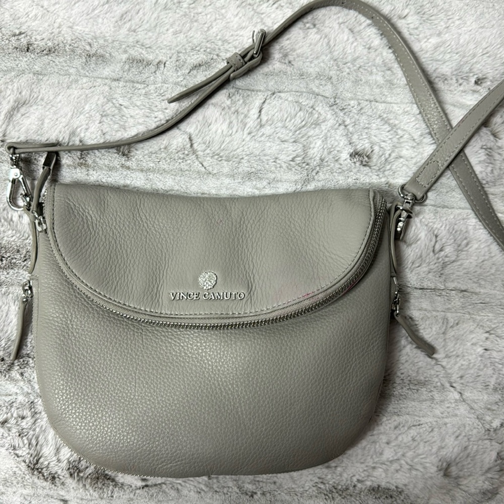Gray Vince Camuto crossbody